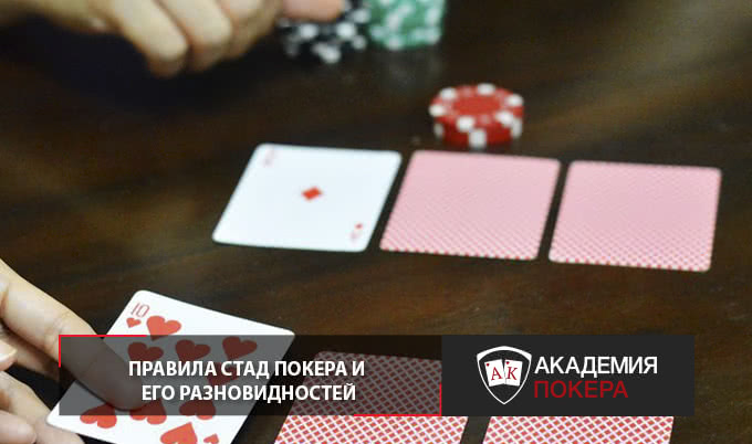 покер стад правила