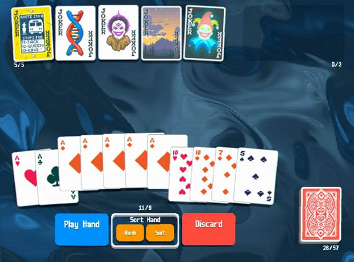 Флеш-пять в Балатро