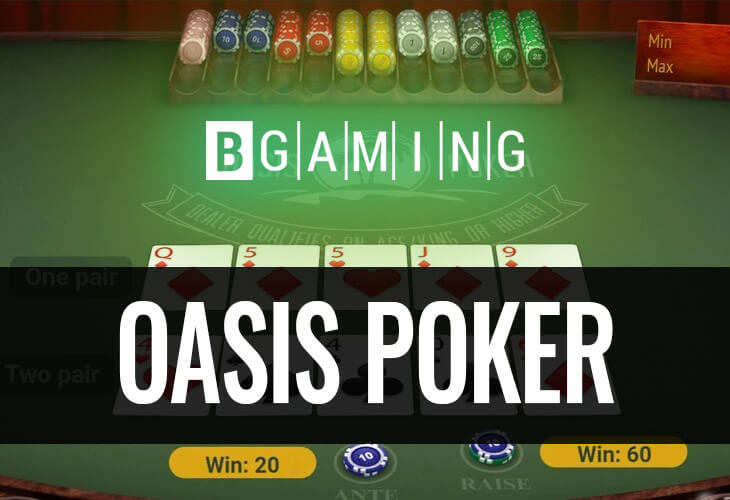 Играть бесплатно в Oasis Poker от BGaming